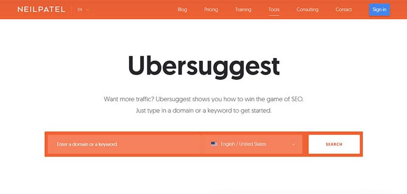 ubersuggest