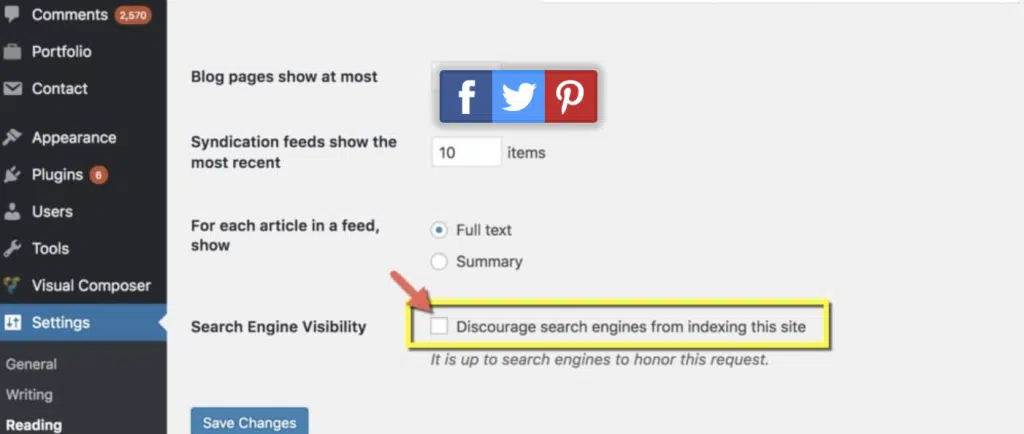 Wordpress seo görünürlük ayarları
