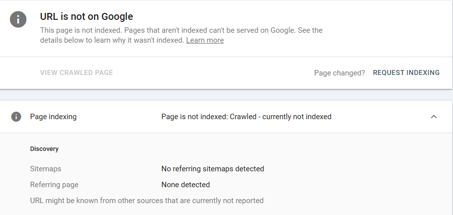 Tarama Bütçesi (Crawl Budget) Nedir? Web Siteniz İçin Verimlilik Rehberi 1 crawled-currently-not-indexed