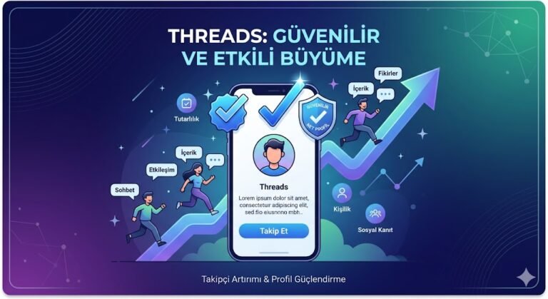 Threads’te Takipçi Nasıl Artırılır ve Profil Güvenilirliği Nasıl Güçlendirilir